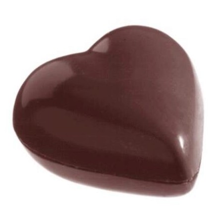 MOULE À CHOCOLAT COEUR LISSE CW1106 3X7 -- 7.5GR