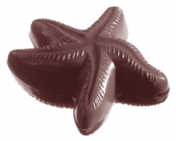 MOULE À CHOCOLAT ÉTOILE DE MER CW1124 3X6 -- 4GR