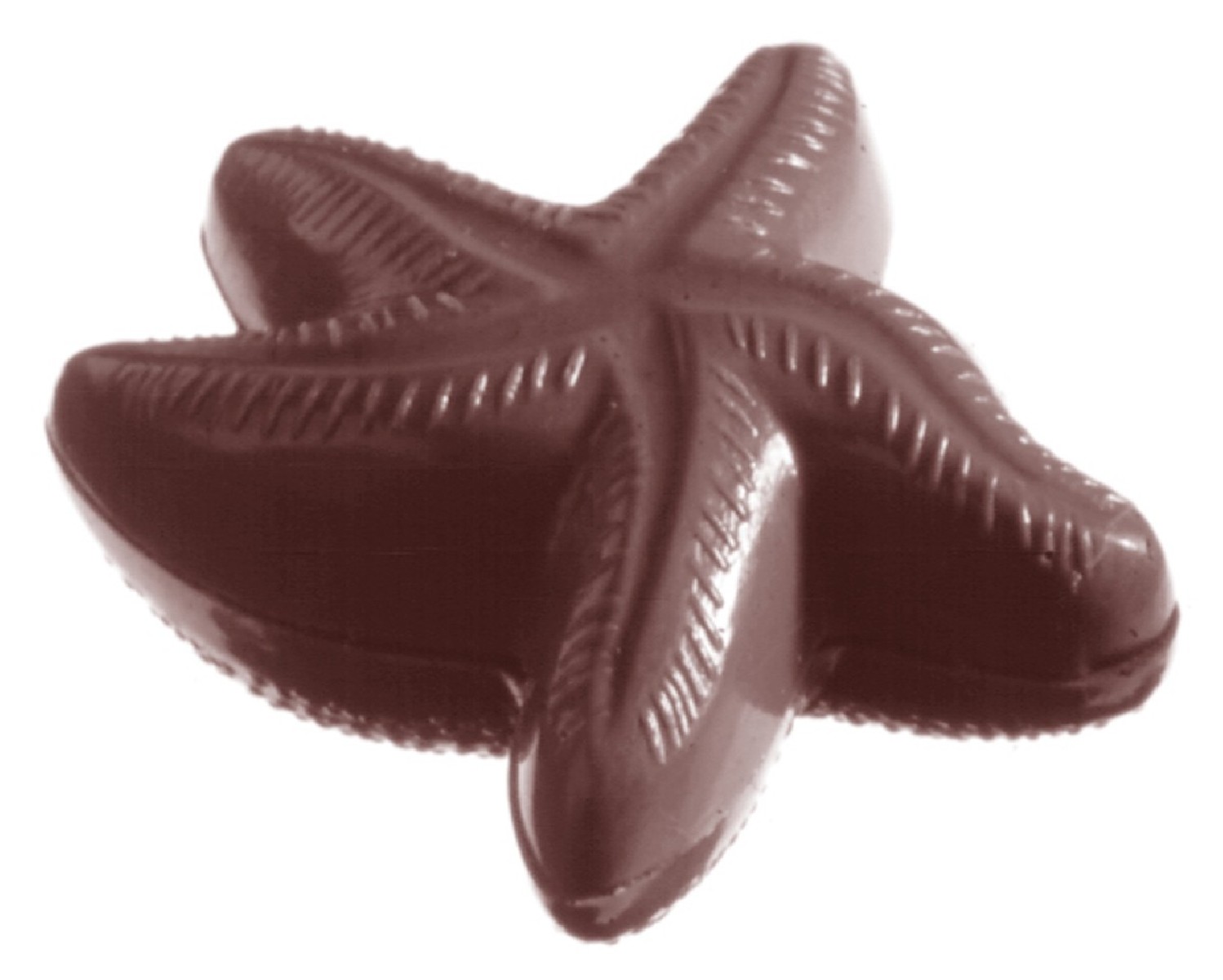 MOULE À CHOCOLAT ÉTOILE DE MER CW1124 3X6 -- 4GR