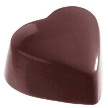 MOULE À CHOCOLAT COEUR PLAT CW1214 3X8 -- 15GR