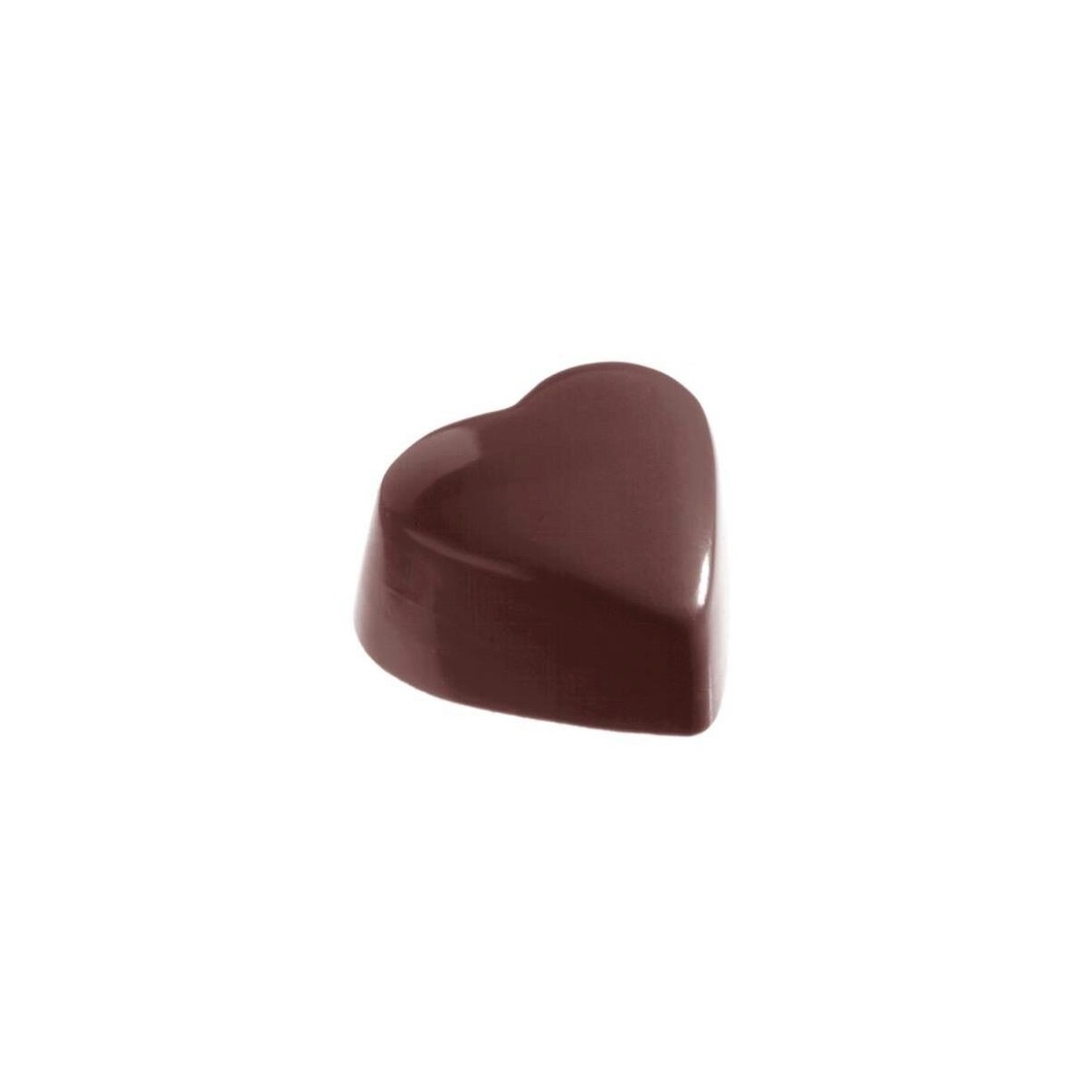 MOULE À CHOCOLAT COEUR PLAT CW1214 3X8 -- 15GR