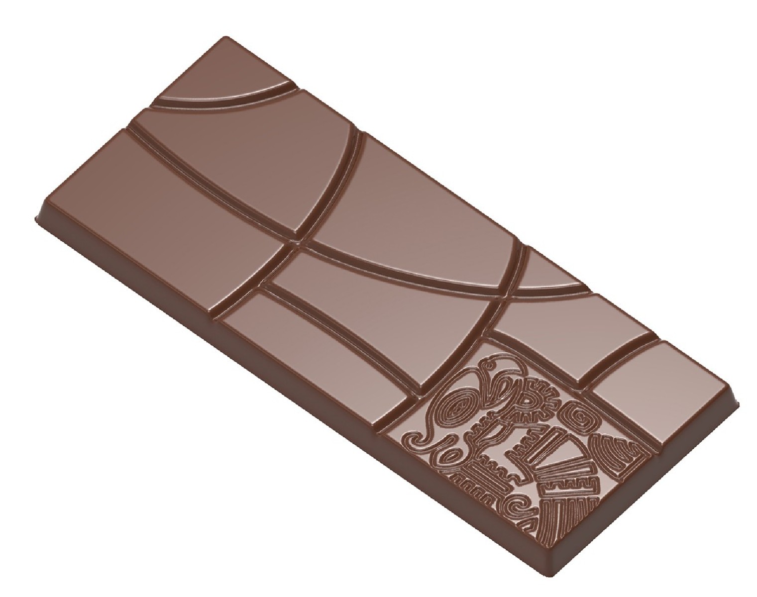 MOULE À CHOCOLAT TABLETTE MAYA CW1566 1X4 -- 40GR