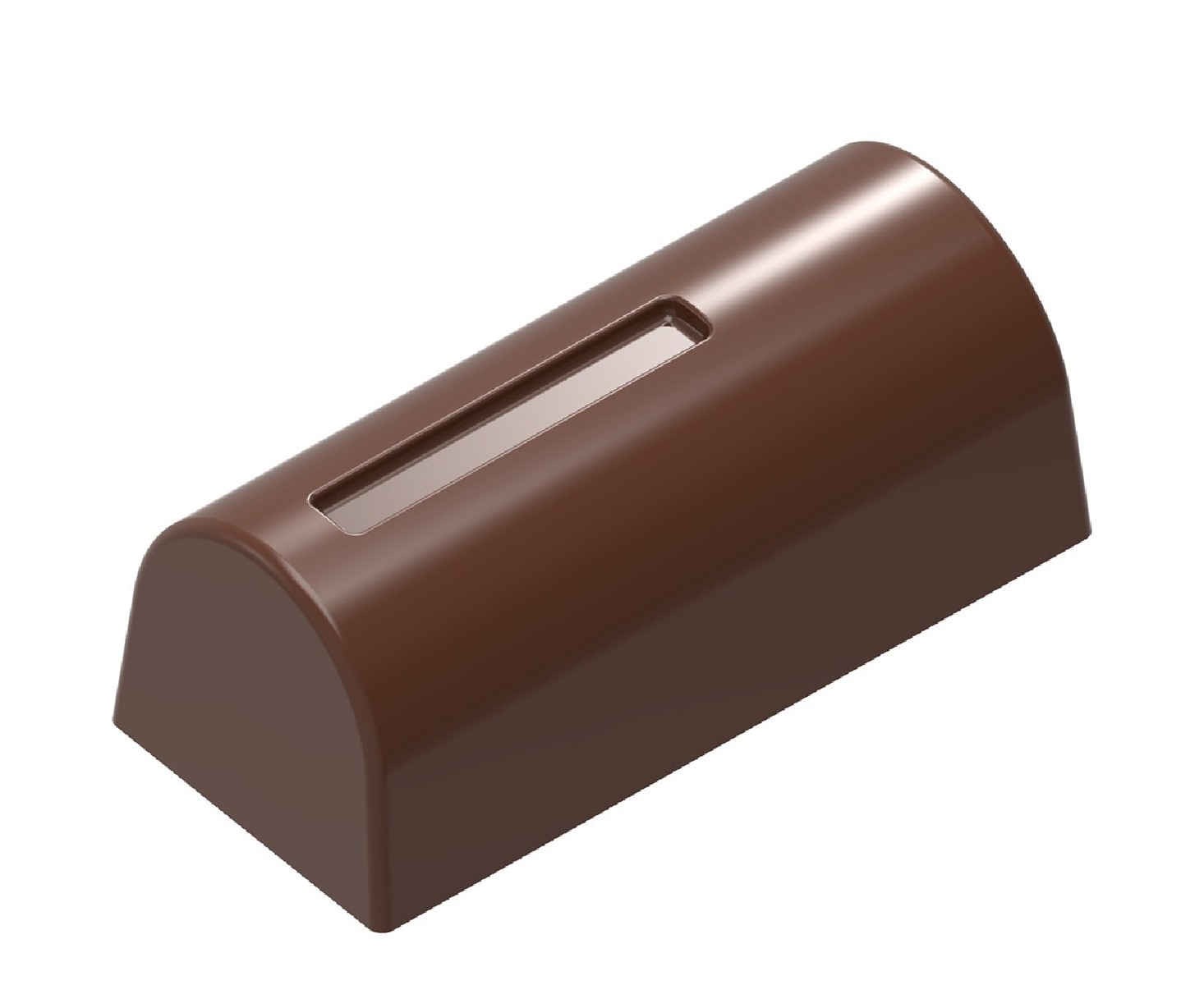 MOULE À CHOCOLAT BUCHE INSERT  CW1617 5X5 -- 10GR