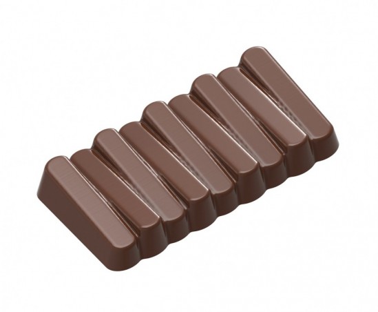 MOULE À CHOCOLAT BATON DESIGN  CW1645 1X4 -- 100GR