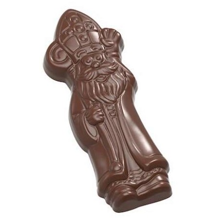 MOULE À CHOCOLAT  ST NICOLAS À FOURRER CW1654 1X6 -- 33GR 275X135MM