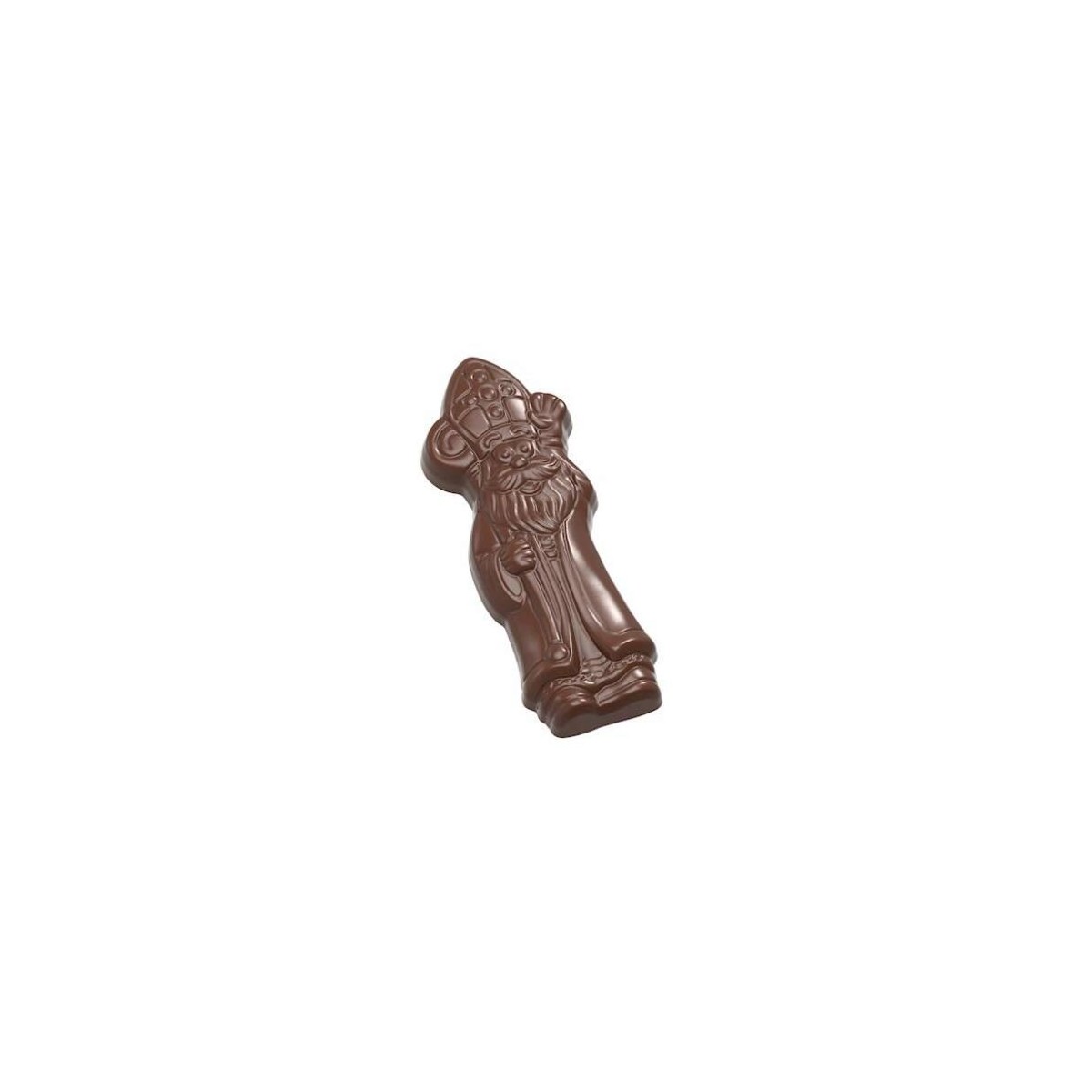 MOULE À CHOCOLAT  ST NICOLAS À FOURRER CW1654 1X6 -- 33GR 275X135MM