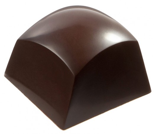 MOULE À CHOCOLAT CARRÉ ARRONDI LISSE CW1753 3X7 -- 11GR