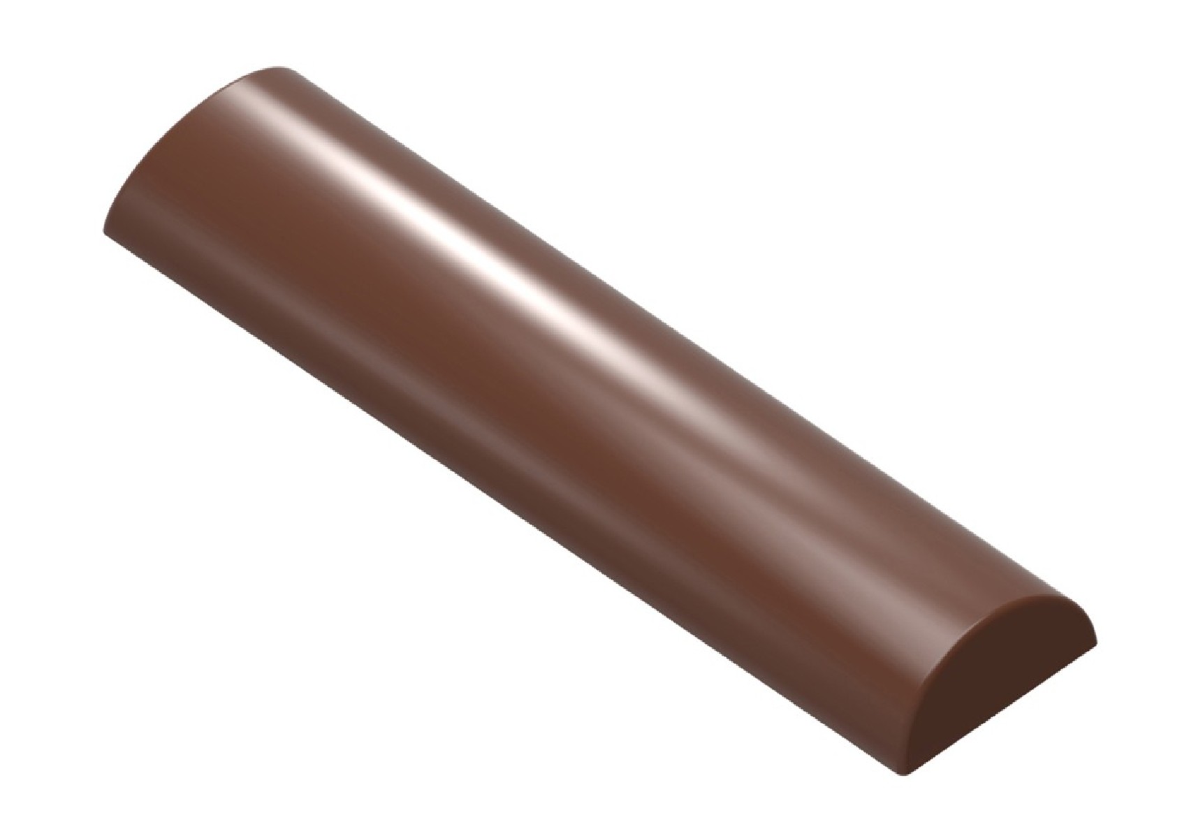 MOULE À CHOCOLAT BATON ARRONDI LISSE CW1908 1X7 -- 31.5GR