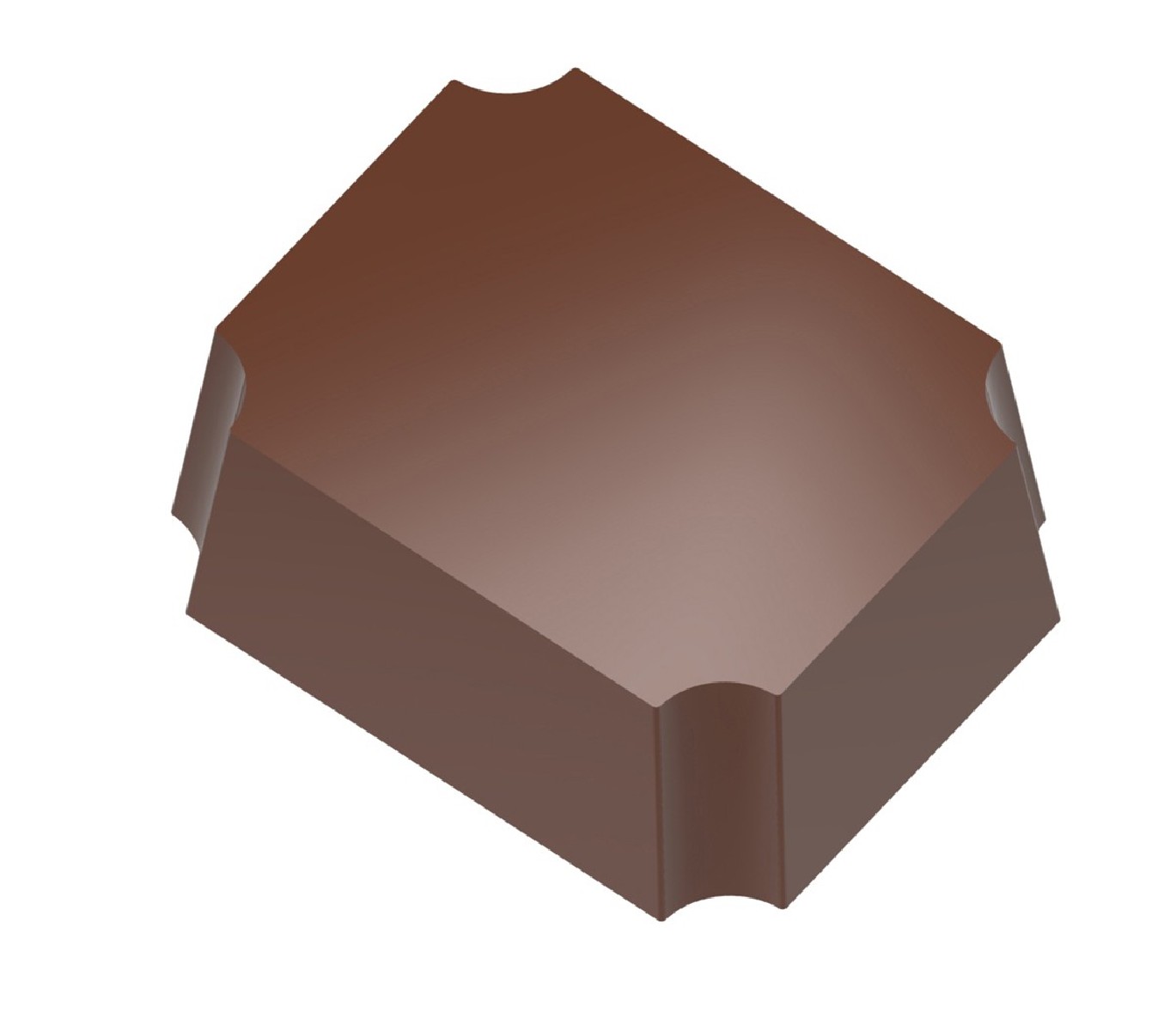 MOULE À CHOCOLAT MAGNÉTIQUE RECTANGLE CW1000L01135X275MM -- 3X5 -- 13.5GR