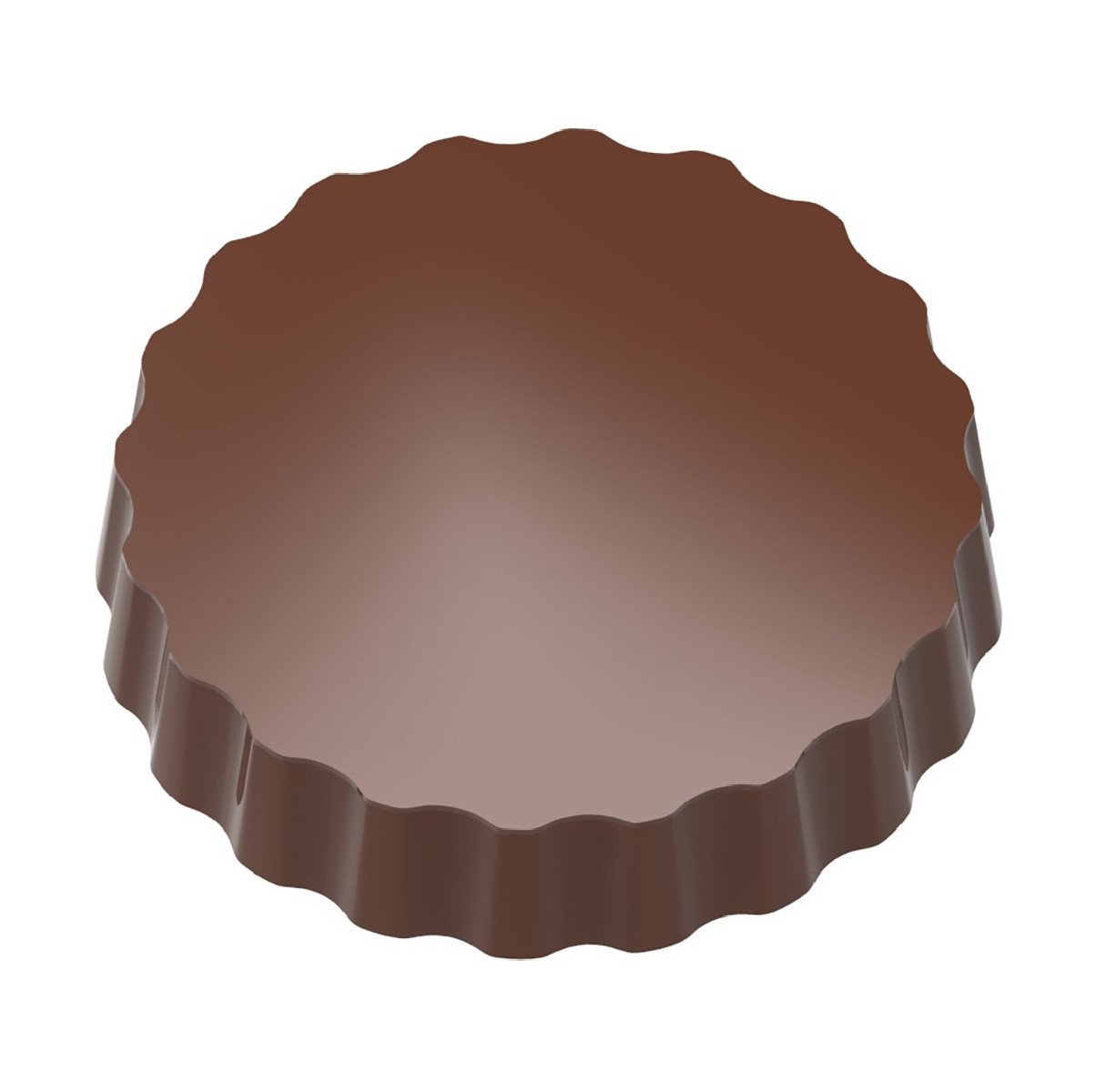 CHOCOLADEVORM MAGNEET ROND 50 MM CW1000L03