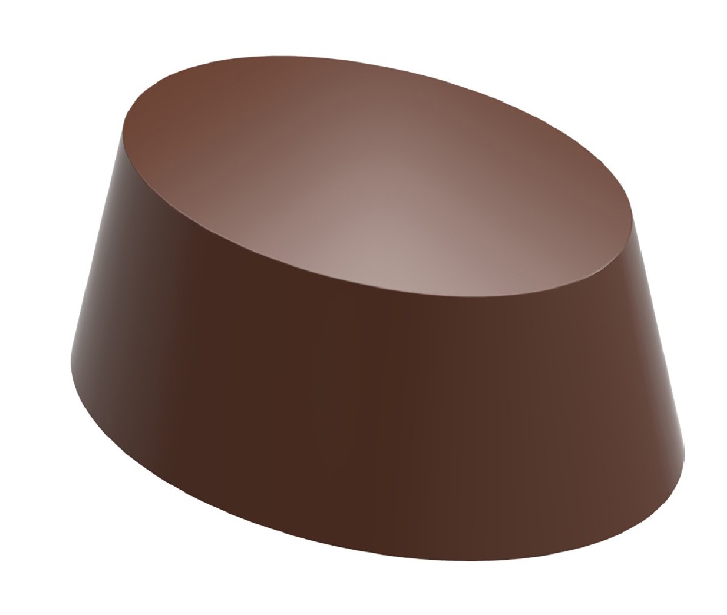 MOULE À CHOCOLAT MAGNÉTIQUE OVALE CW1000L05135X275MM -- 3X6 -- 13GR