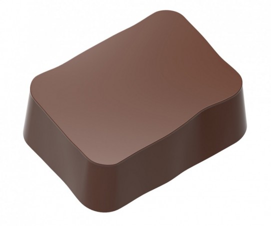 MOULE À CHOCOLAT MAGNÉTIQUE RECTANGLE ENROBÉE CW10135X275MM -- 3X6 -- 9GR