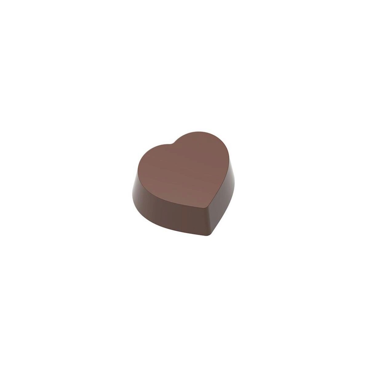 MOULE À CHOCOLAT MAGNÉTIQUE COEUR CW1000L13135X275MM -- 3X6 -- 11GR