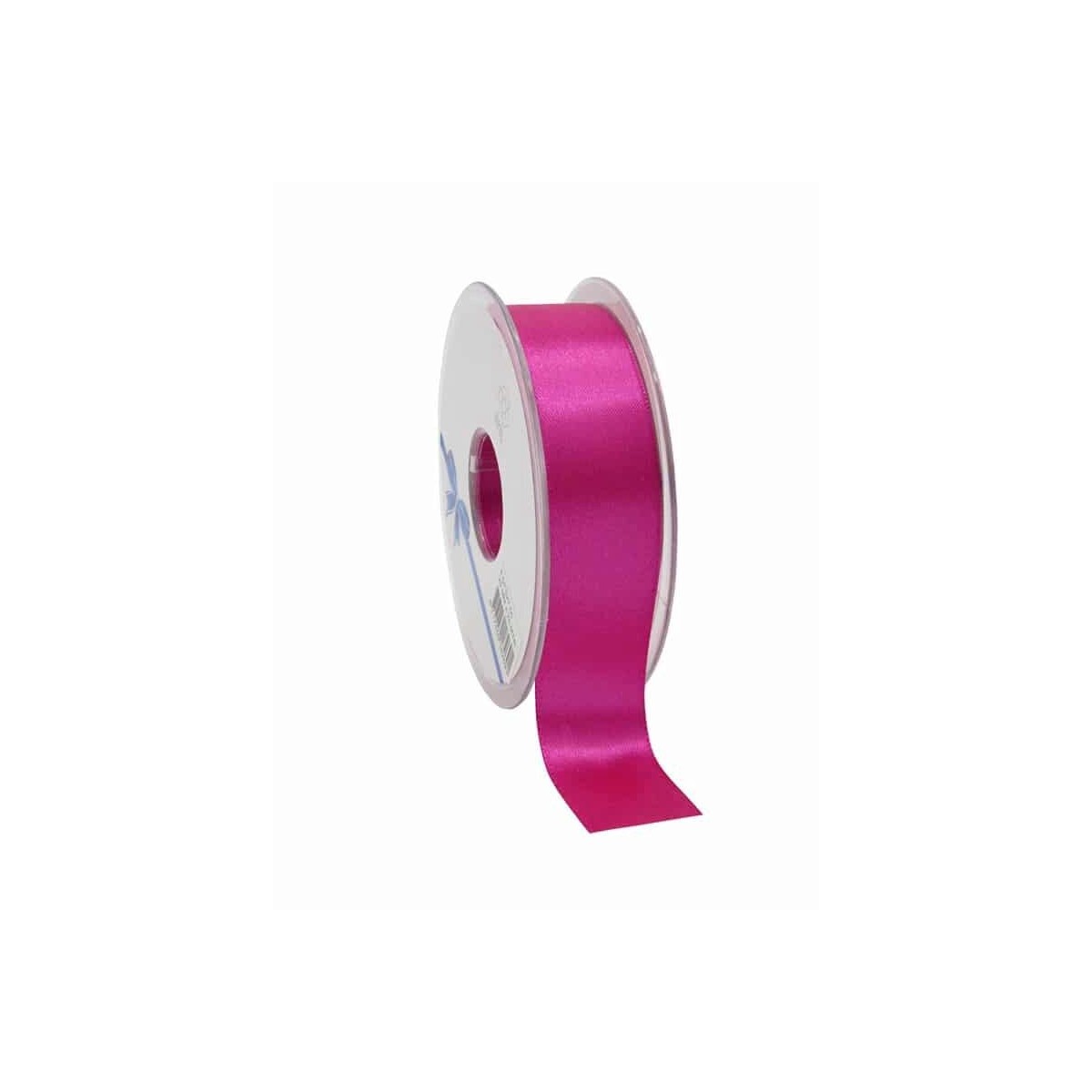 RUBAN DOUBLE FACE SATIN FUCHSIA FONCE 25MM X 25M