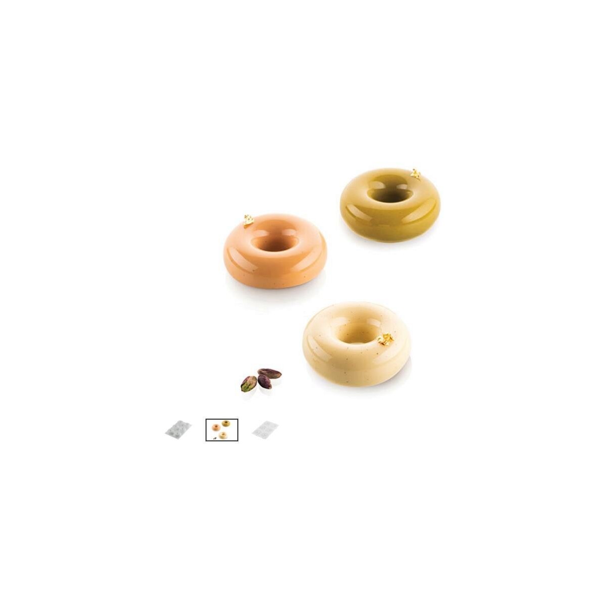 MOULE SILIKOMART DONUTS GOURMAND 80 DIAM.72XHT27MM