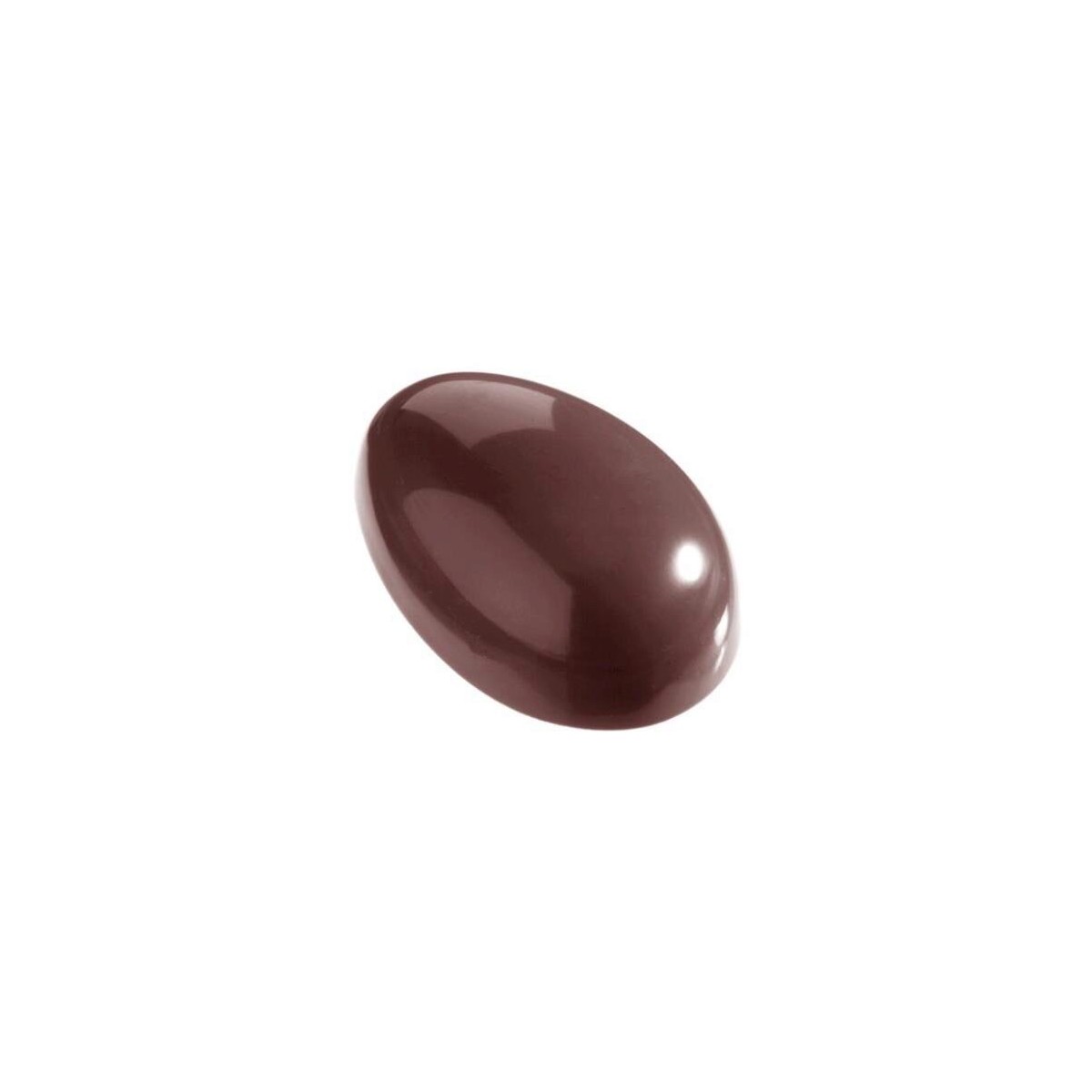 MOULE À CHOCOLAT OEUF LISSE 118 MM CW125513.5X27.5CM  1X3 227GR