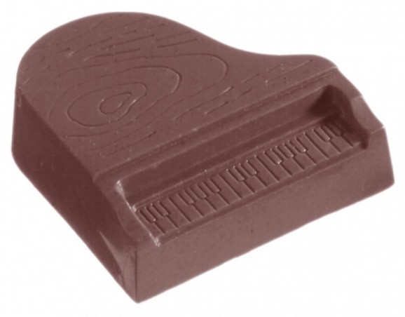 MOULE À CHOCOLAT PIANO CW1008 13.5X27.5CM  3X6 15GR