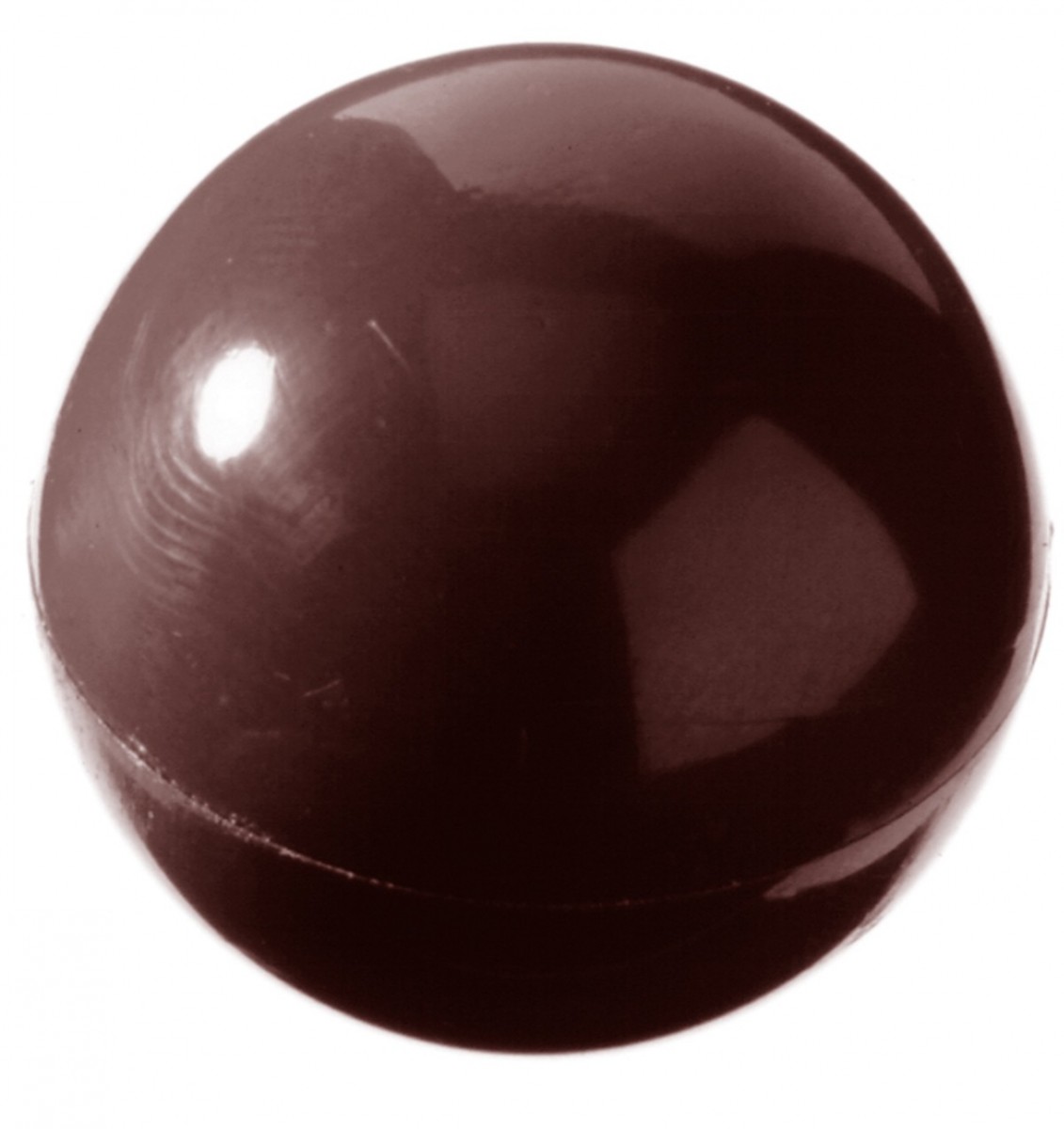 MOULE À CHOCOLAT DEMI SPHERE Ø 20MM CW149513.5X27.5CM  4X10 2,5GR