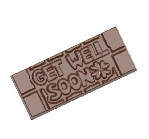 MOULE À CHOCOLAT TABLETTE GET WELL SOON CW1201313.5X27.5CM 1X445GR