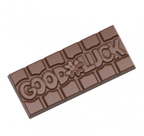 MOULE À CHOCOLAT TABLETTE GOOD LUCK CW1201413.5X27.5CM 1X445GR