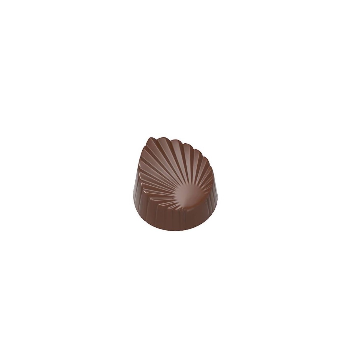 MOULE À CHOCOLAT FEUILLE PLISSE CW198813.5X27.5CM 3X712GR