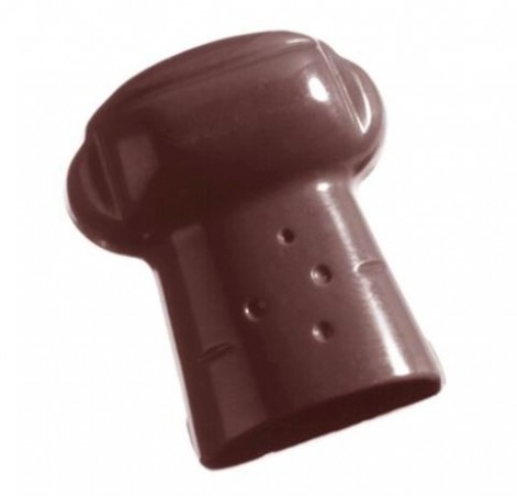 MOULE À CHOCOLAT BOUCHON DE CHAMPAGNE CW1103 13.5X27.5CM 3X89GR