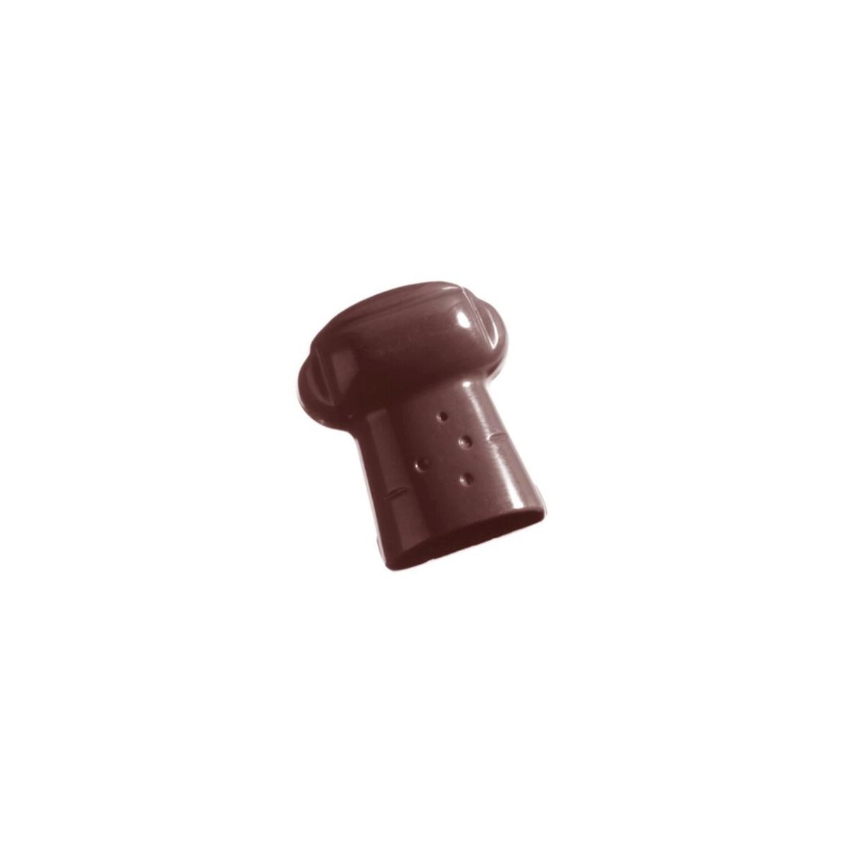 MOULE À CHOCOLAT BOUCHON DE CHAMPAGNE CW1103 13.5X27.5CM 3X89GR