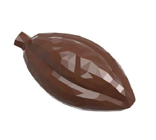 MOULE À CHOCOLAT FEVE DE CACAO FACETTE CW1200013.5X27.5CM 2X86,5GR