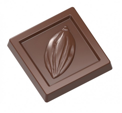 CHOCOLATE MOULD CARAQUE COCOA BEAN CW190113.5X27.5CM 3X7 5GR