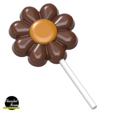 CHOCOLADEVORM BLOEM LOLLY CF0241 13.5X27.5CM  1X4 22GR