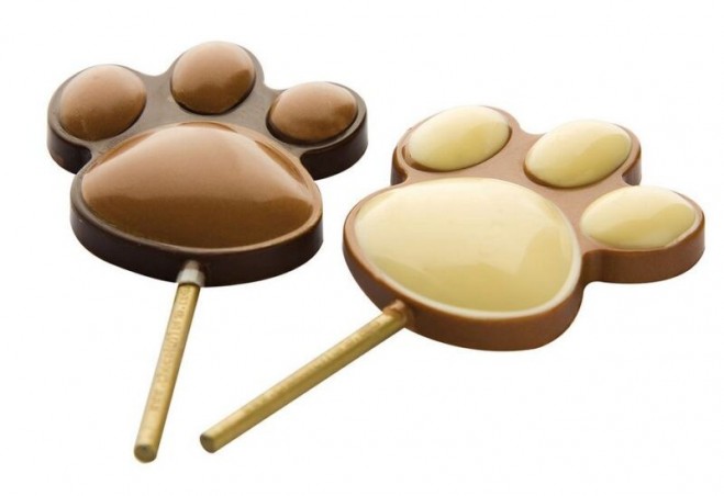 CHOCOLADEVORM LOLLY VOETSPOOR CF1104 13.5X27.5CM  1X4 23,5GR