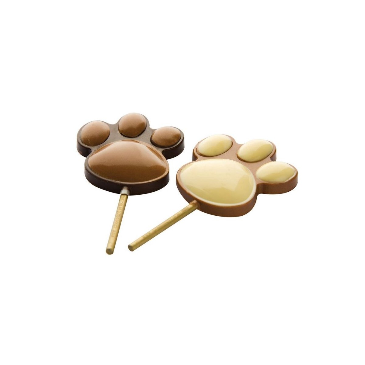 CHOCOLADEVORM LOLLY VOETSPOOR CF1104 13.5X27.5CM  1X4 23,5GR