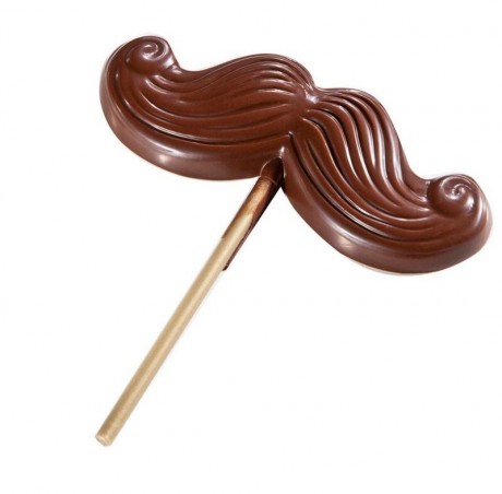 CHOCOLATE MOULD MUSTACHE CF1106 13.5X27.5CM  2X2 25,5GR