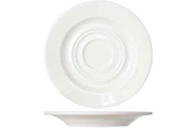 ROND ESPRESSO SCHOTEL 13CM 6 STUKKENDOOS