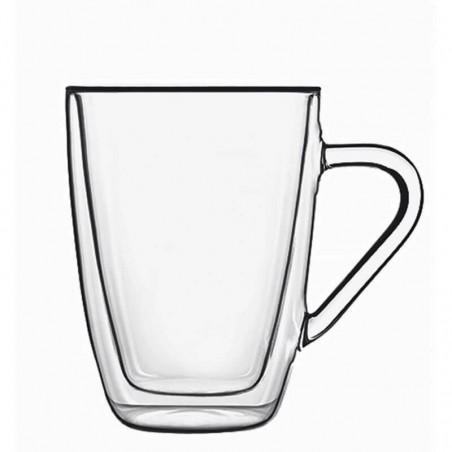 LUIGI BORMIOLI SET 2 VERRES "MUG" 32CL DOUBLE PAROI