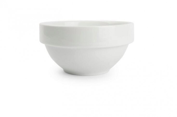 BONBISTRO BOL EMPILABLE 13,2CM 50CL PORCELAINE BLANCHE