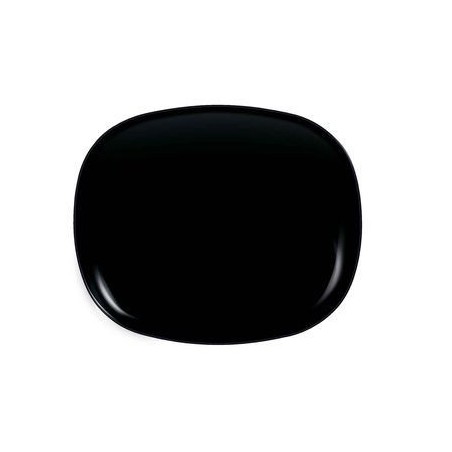 +ARC ASSIETTE PLATE EVOLUTION BLACK 23 X 28CM