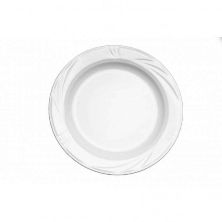 ARCADIA ASSIETTE PLATE 25 CM PORCELAINE BLANCHE 