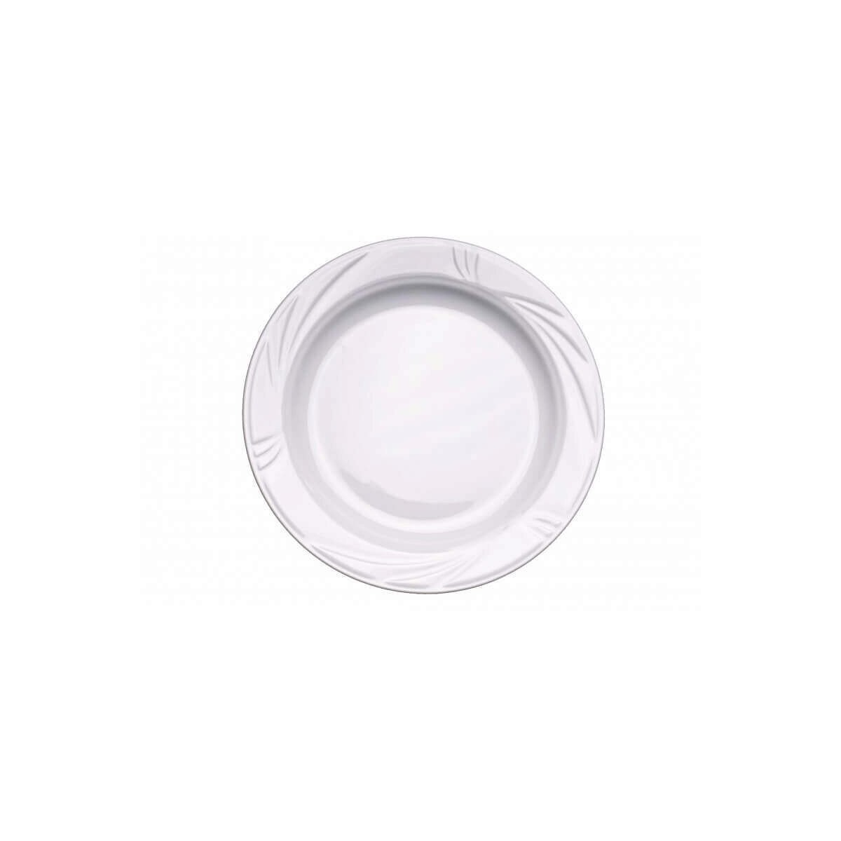 ARCADIA ASSIETTE PLATE 30.5 CM PORCELAINE BLANCHE 