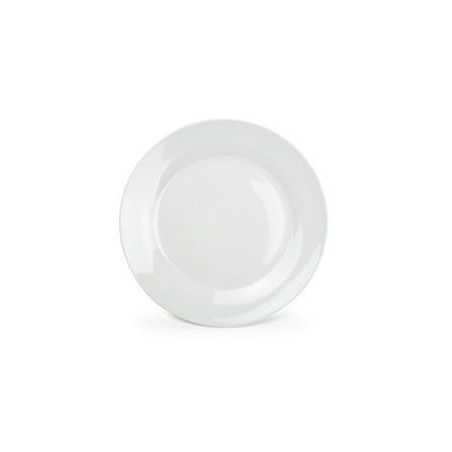 BONBISTRO BASIC ASSIETTE 1ER PRIX BORD LARGE 27CM PORCELAINE BLANCHE