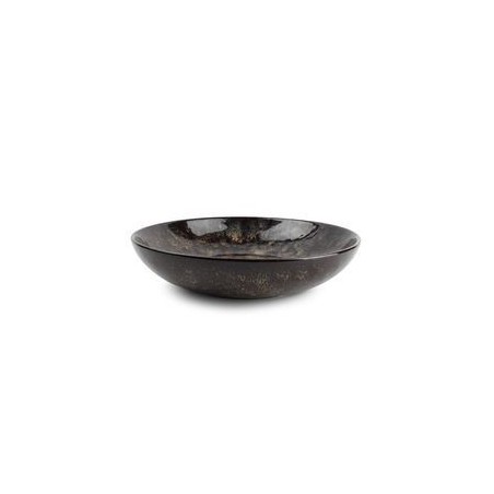 +BONBISTRO HAZY BLACK ASSIETTE CREUSE/COUPE 24XHT5