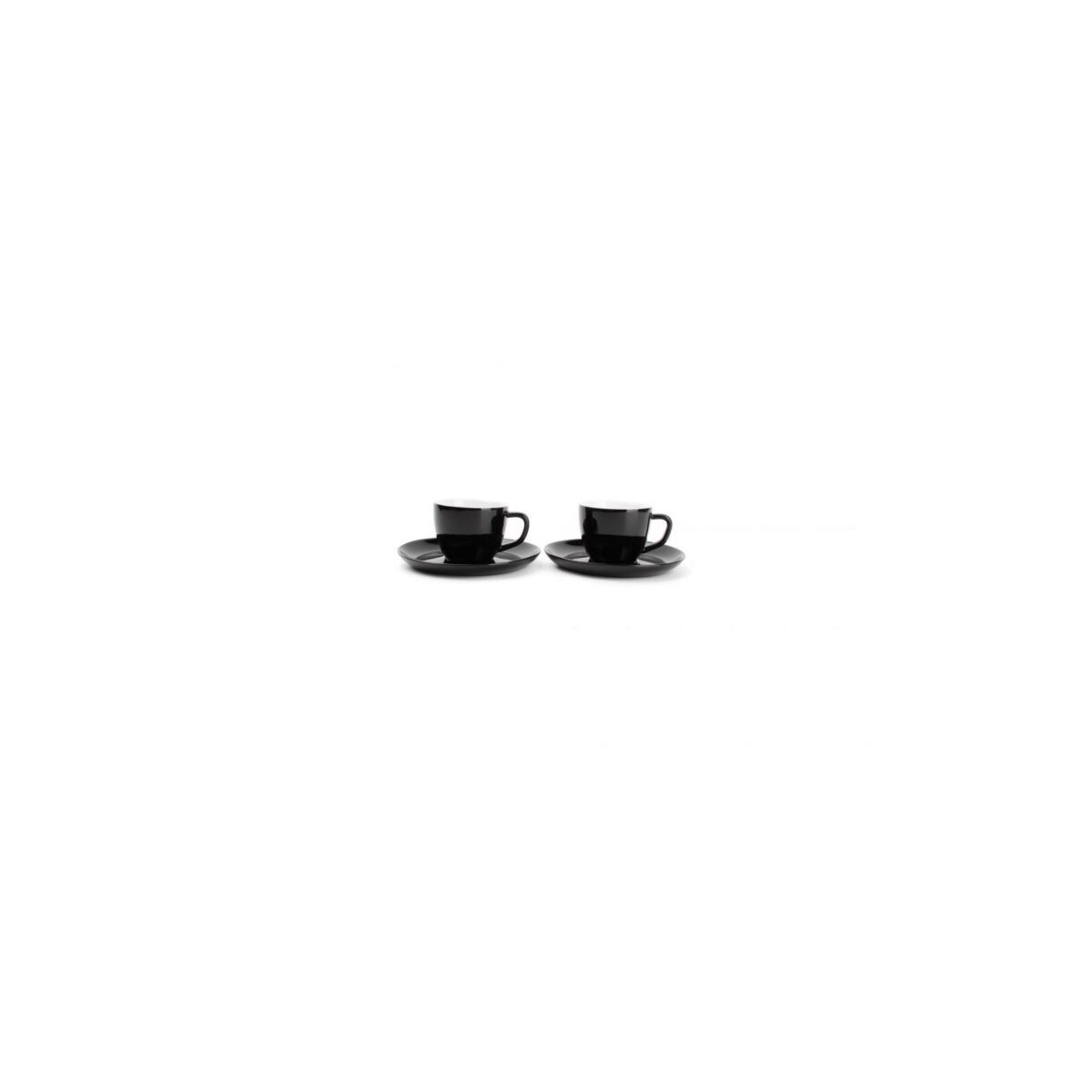 +YONG NOLA SET 2 TASSES MOKA NOIR 9CL + S/TASSE