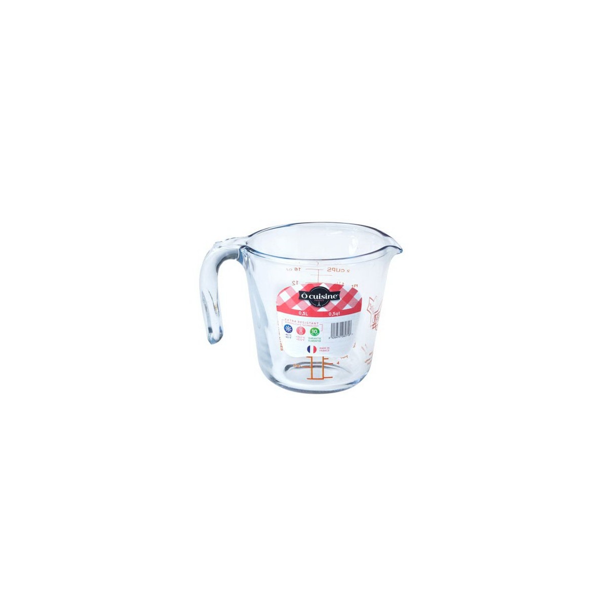 O CUISINE MESUREUR VERRE BOROSILICATE 0.5L