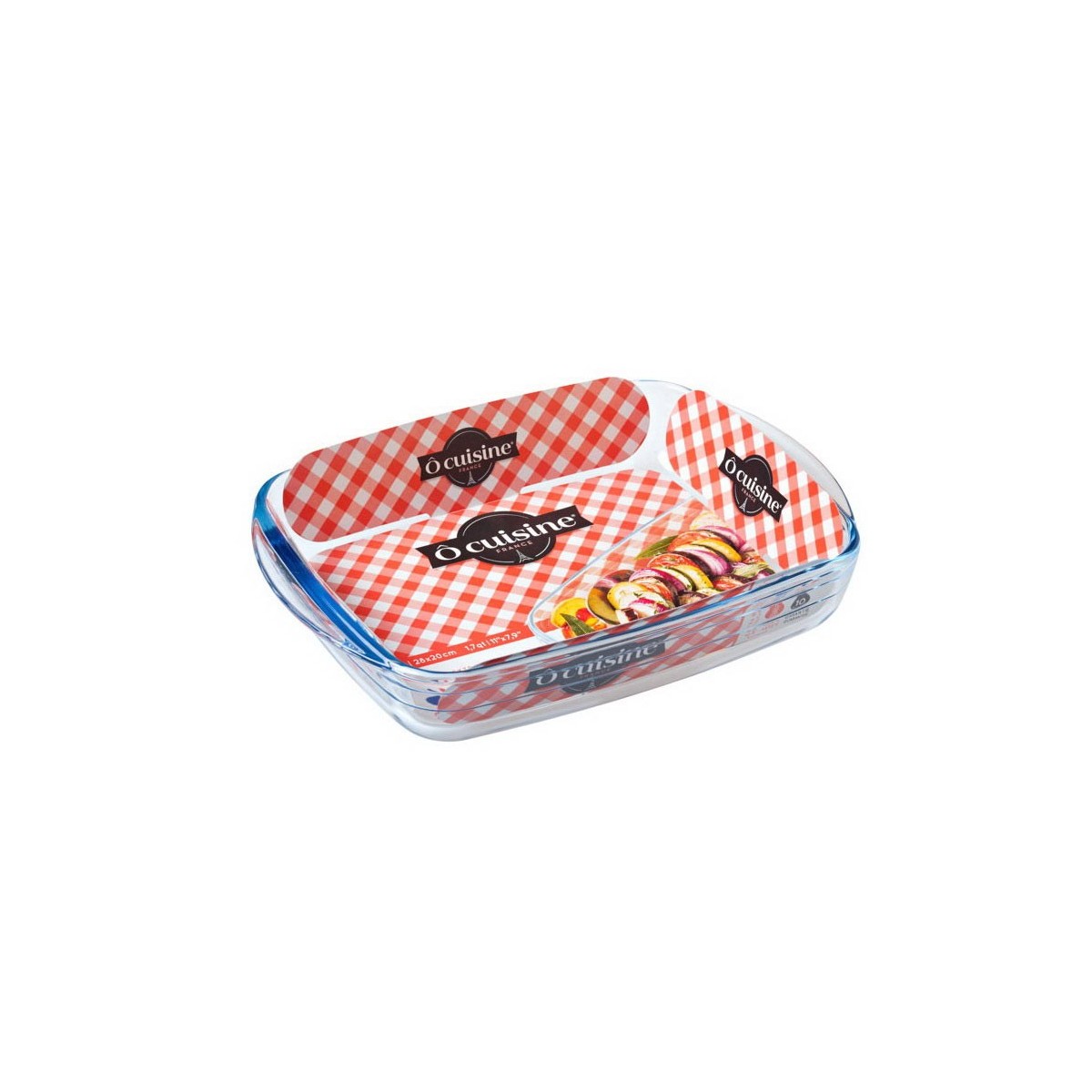 O CUISINE PLAT FOUR BOROSILICATE REC.28X20CM 1.6L 