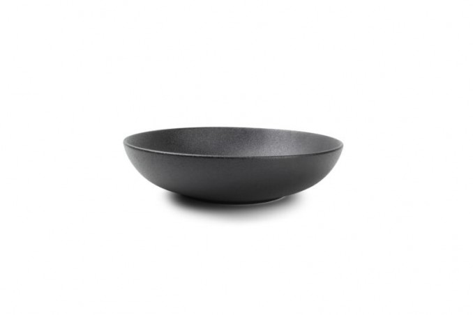 F2D BLACK DUSK ASSIETTE CREUSE 25X25XHT6CM