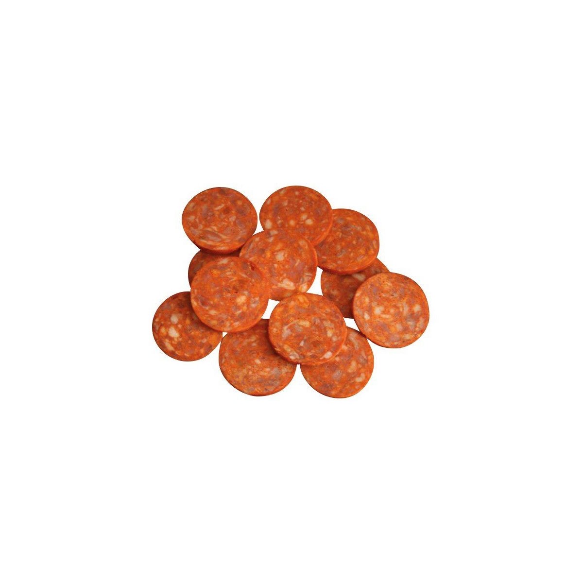 CHORIZO EN TRANCHE Ø3.8CM IQF ANDRE BAZIN  PRECUIT 1KG