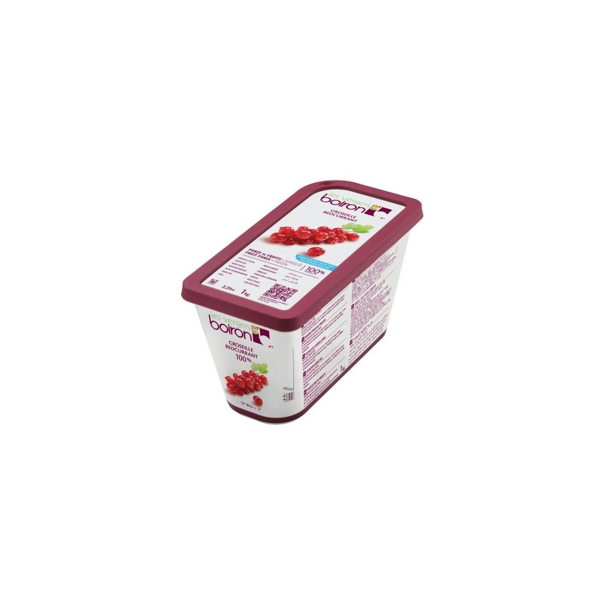 BOIRON 653 PUREE REDCURRANT 100% 6 X 1KG  KG