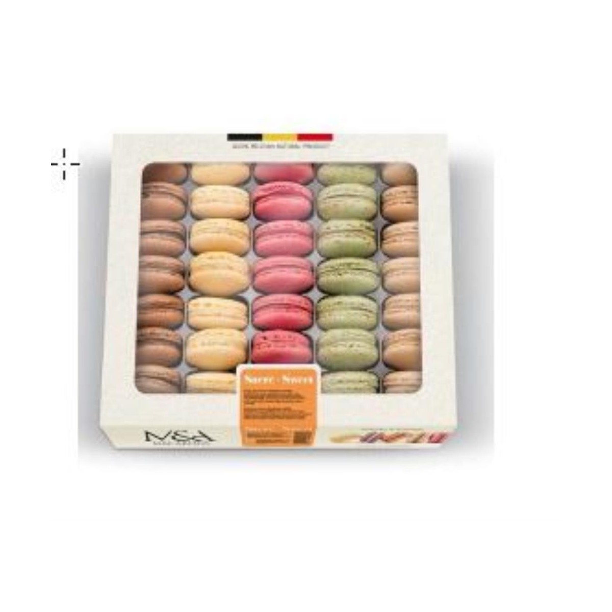 M&A KLEINE MACARONS ZOETE ASSORTIMENT 5 SOORTEN 35X15GR