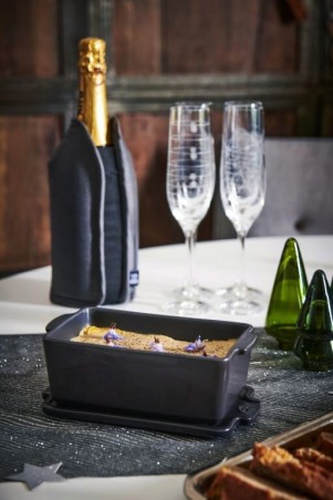 PEUGEOT KERAMISCHE FOIE GRAS TERRINE A/PERS ZWART