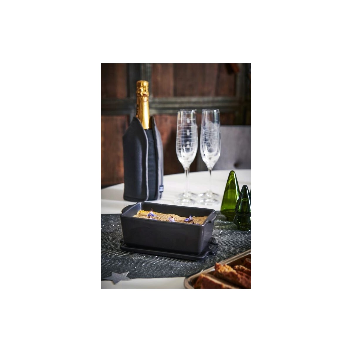 PEUGEOT KERAMISCHE FOIE GRAS TERRINE A/PERS ZWART